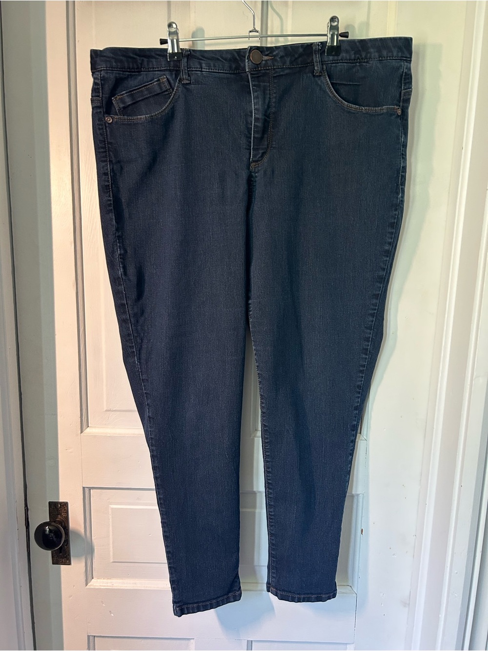 Democracy Women's Skinny Jeans in Dark Blue